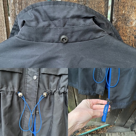 Versace Jeans Couture Metallic Shimmer Vintage Utility Jacket Sz S - Picture 10 of 16